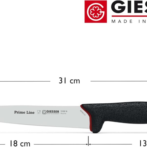 Kасапски нож, право острие 18 см, GIESSER PrimeLine 12308 18