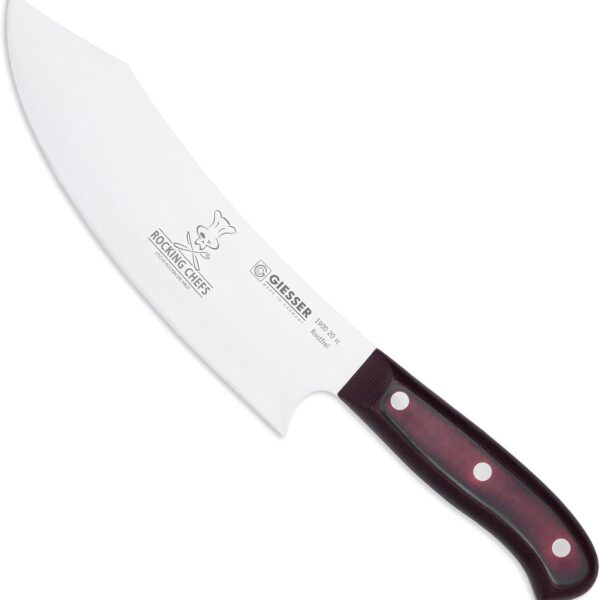 Шефски нож Giesser серия Premium Cut Chefs No 1, Rocking Chefs, Micarta, 20см острие