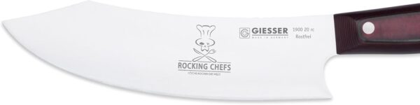Шефски нож Giesser серия Premium Cut Chefs No 1, Rocking Chefs, Micarta, 20см острие