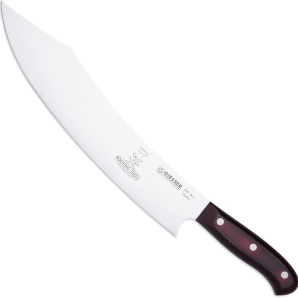 Шефски нож Giesser серия PremiumCut Barbecue No 1, Rocking Chefs, Micarta, 30см острие