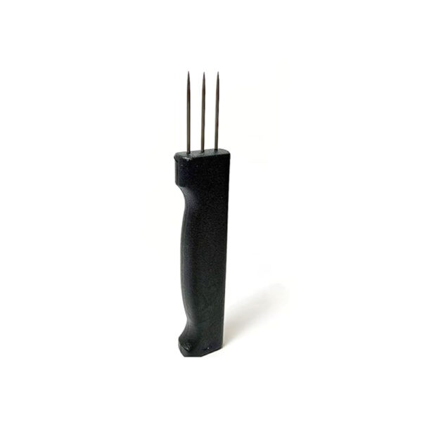 Нож за дупчене на колбаси, черен с 3 игли GIESSER 4065
