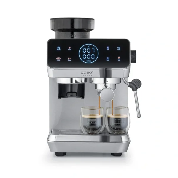 Кафемашина с вграден конусен мелач Caso – EspressoGourmet & Grind